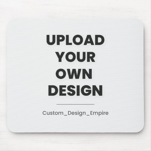 Upload Your Own Design Here | Custom Template Muismat (Voorkant)