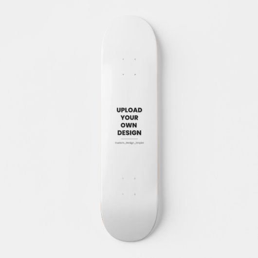 Upload Your Own Design Here | Custom Template Persoonlijk Skateboard (Voorkant)