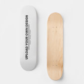 Upload Your Own Design Here | Custom Template Persoonlijk Skateboard (Voorkant)