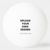 Upload Your Own Design Here | Custom Template Pingpongbal (Voorkant)