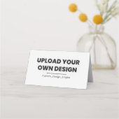 Upload Your Own Design Here | Custom Template Plaatskaartje (Voorkant)