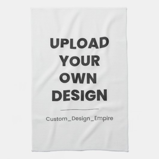 Upload Your Own Design Here | Custom Template Theedoek (Verticaal)
