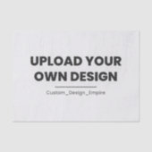 Upload Your Own Design Here | Custom Template Tissuepapier (Voorkant)