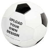 Upload Your Own Design Here | Custom Template Voetbal (Drie kwart)