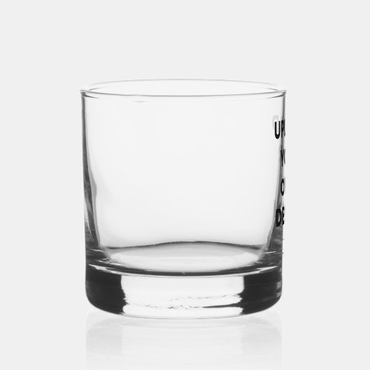 Upload Your Own Design Here | Custom Template Whisky Glas (Rechts)