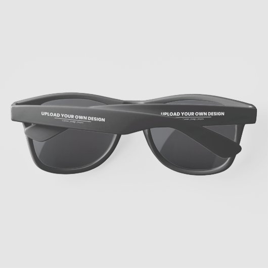 Upload Your Own Design Here | Custom Template Zonnebrillen (Achterkant)