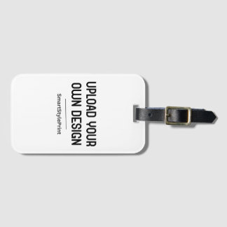 Upload Your Own Design | Personalized Luggage Tag Bagagelabel