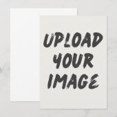 Upload your own kaart (Voorkant / Achterkant)