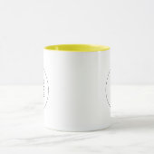 Upload Your Own Logo Elegant Modern Promotional Mok (Midden)