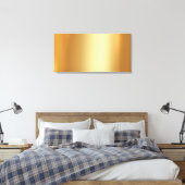 Upload Your Own Photo to Blank Gold Background Canvas Afdruk (Insitu (Slaapkamer))
