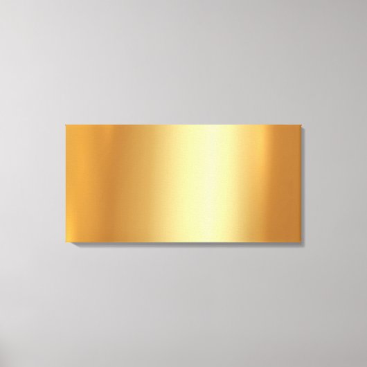 Upload Your Own Photo to Blank Gold Background Canvas Afdruk (Voorkant)