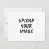 Upload your own Wedding RSVP Card (Voorkant)