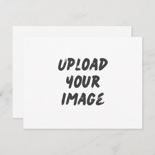 Upload your own Wedding RSVP Card (Voorkant / Achterkant)