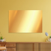 Upload Your Photo on Elegant Gold Blank Background Canvas Afdruk (Insitu (Woonkamer))