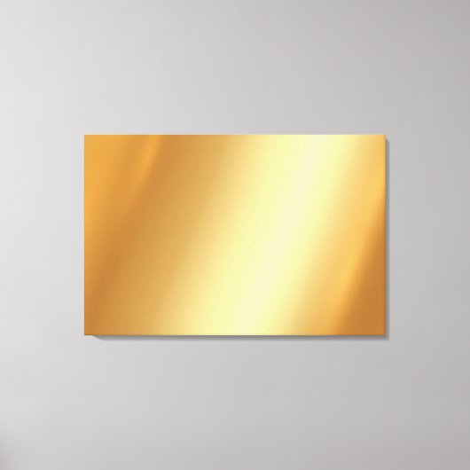 Upload Your Photo on Elegant Gold Blank Background Canvas Afdruk (Voorkant)