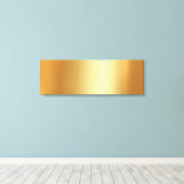 Upload Your Photo on Glamorous Gold Background Canvas Afdruk (Insitu (Houten vloer))