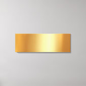 Upload Your Photo on Glamorous Gold Background Canvas Afdruk (Voorkant)
