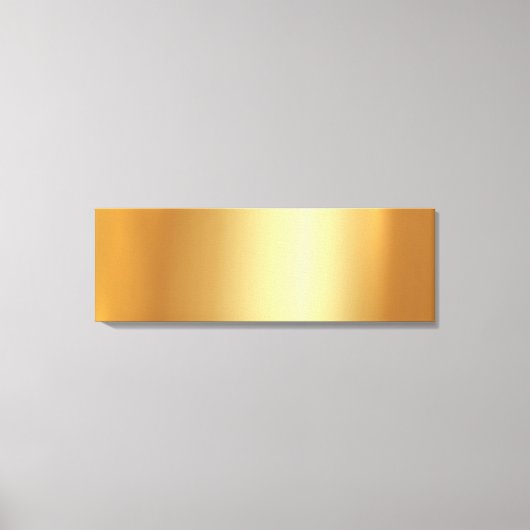 Upload Your Photo on Glamorous Gold Background Canvas Afdruk (Voorkant)