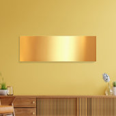 Upload Your Photo on Glamorous Gold Background Canvas Afdruk (Insitu (Woonkamer))