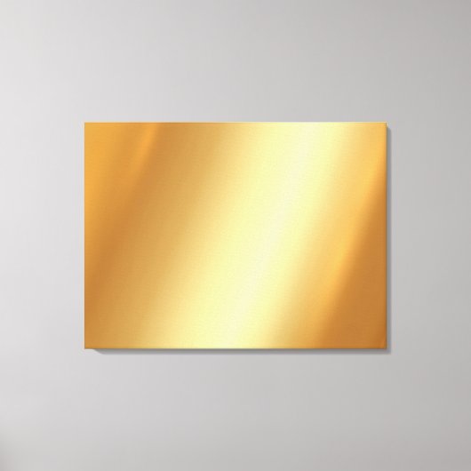 Upload Your Photo on Gold Background Luxury Look Canvas Afdruk (Voorkant)
