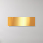 Upload Your Photo on Gold Background XL Long Canvas Afdruk (Voorkant)