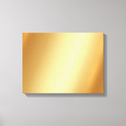Upload Your Photo on Horizontal Gold Background Canvas Afdruk (Voorkant)