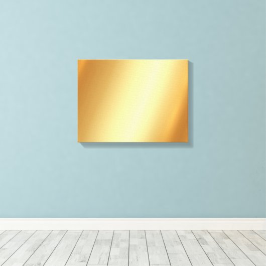 Upload Your Photo on Horizontal Gold Background Canvas Afdruk (Insitu (Houten vloer))