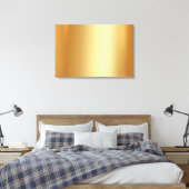 Upload Your Photo to Blank Gold Background Glamour Canvas Afdruk (Insitu (Slaapkamer))