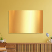 Upload Your Photo to Blank Gold Background Glamour Canvas Afdruk (Insitu (Woonkamer))