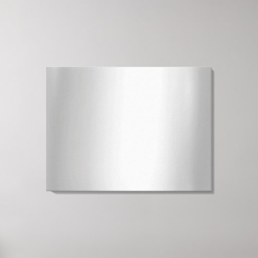 Upload Your Photo to Blank Luxe Silver Background Canvas Afdruk (Voorkant)