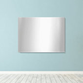 Upload Your Photo to Blank Luxe Silver Background Canvas Afdruk (Insitu (Houten vloer))