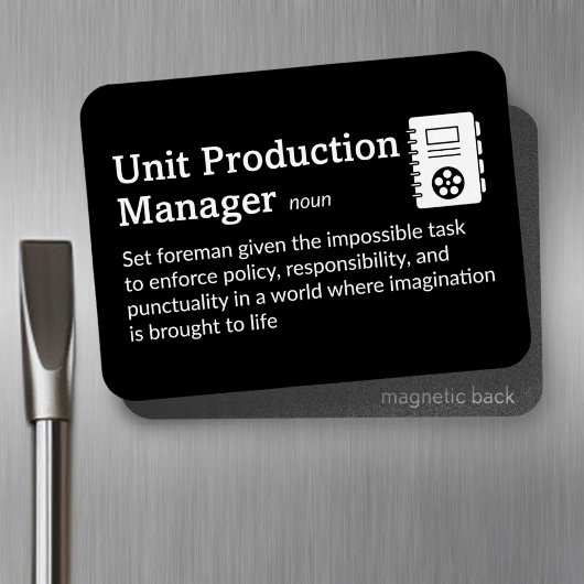 UPM Definitie - Filmbemanning 3"x 4"Flex Magneet