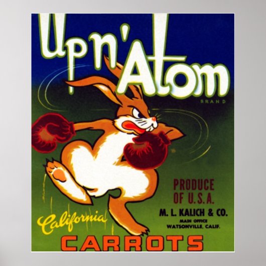 Upn Atom Carrots Poster (Voorkant)