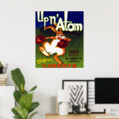 Upn Atom Carrots Poster (Thuiskantoor)