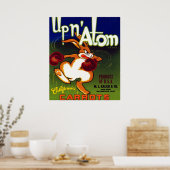 Upn Atom Carrots Poster (Keuken)