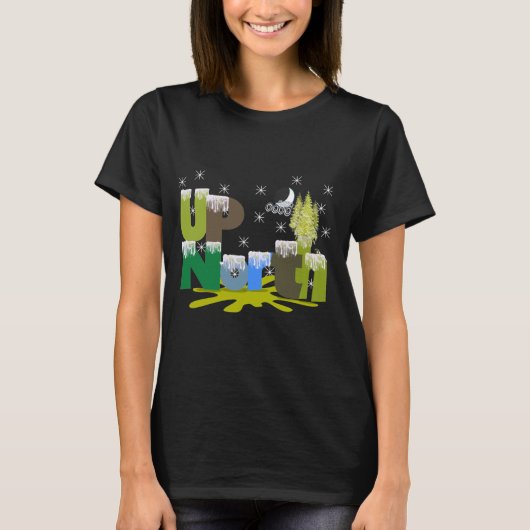 UpNorth Gifts en Apparel T-shirt (Voorkant)