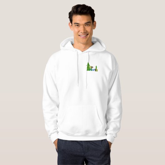 UpNorth Hoodie - Gepersonaliseerd (Voorkant volledig)
