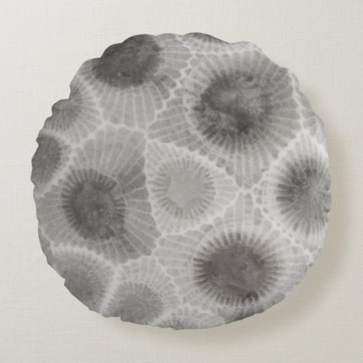 UpNorth Petoskey Stone Patroon Rond Kussen (Voorkant)
