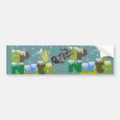 UpNorth Vintage Eland Bumpersticker (Voorkant)