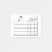 upNotchery Weekly Tracker Post-it® Notes (Voorkant)