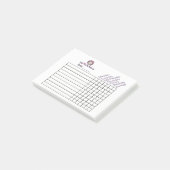 upNotchery Weekly Tracker Post-it® Notes (Schuin)