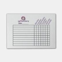 upNotchery Weekly Tracker