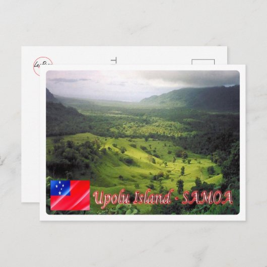 Upolu Island - Samoa - Briefkaart (Voorkant / Achterkant)