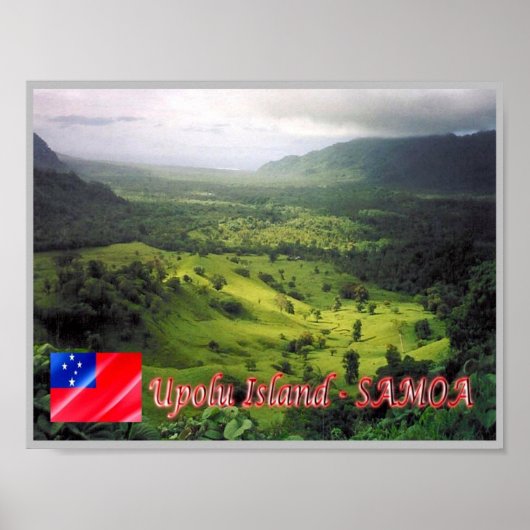 Upolu Island - Samoa - Poster (Voorkant)