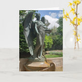 “Upon a Prow of Heaven” Sympathiekaart Kaart (Gele Bloem)