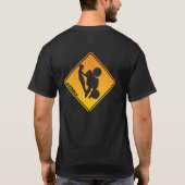UpOnOne.com Attentie-Logo T-shirt (Achterkant)