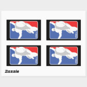 UpOnOne.com NBA Style Logo Rechthoekige Sticker (Vel)