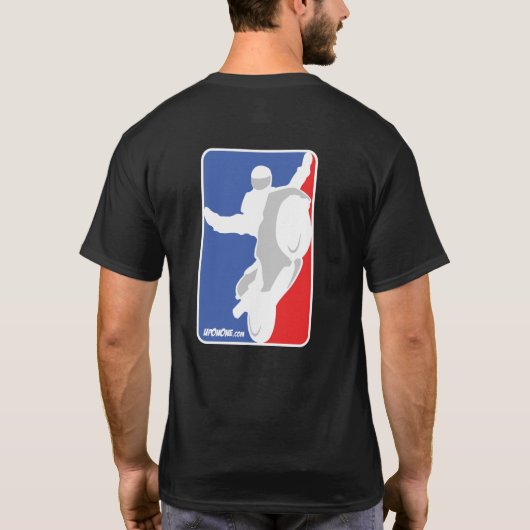 UpOnOne.com NBA Style Logo T-shirt (Achterkant)