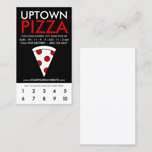 UPP-loyaliteit Klantenkaartje (Voorkant / Achterkant)