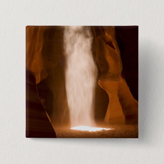Upper Antelope Canyon, Page, Arizona Vierkante Button 5,1 Cm (Voorkant)